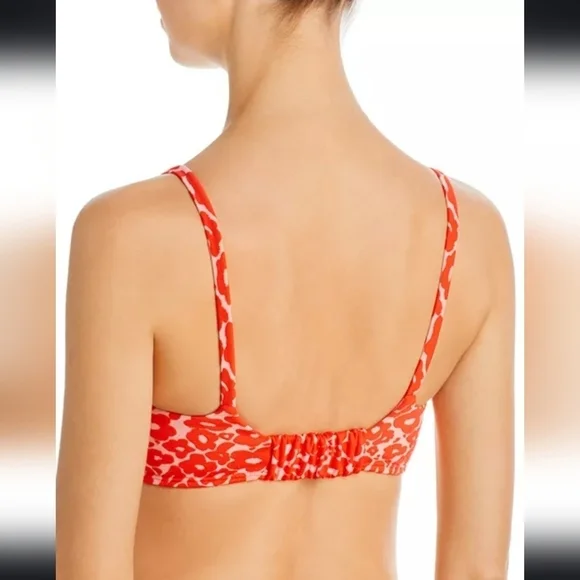 NWT Peixoto Karol Printed Scoop Neck Bikini Top Size Small - Picture 2 of 10
